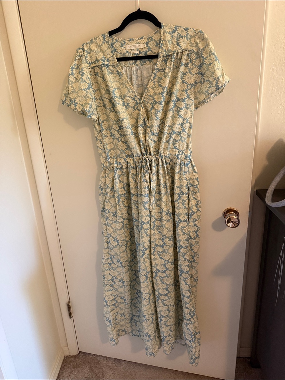 Christy Dawn- Dawn Dress- Blue Daisy Medium NWOT
